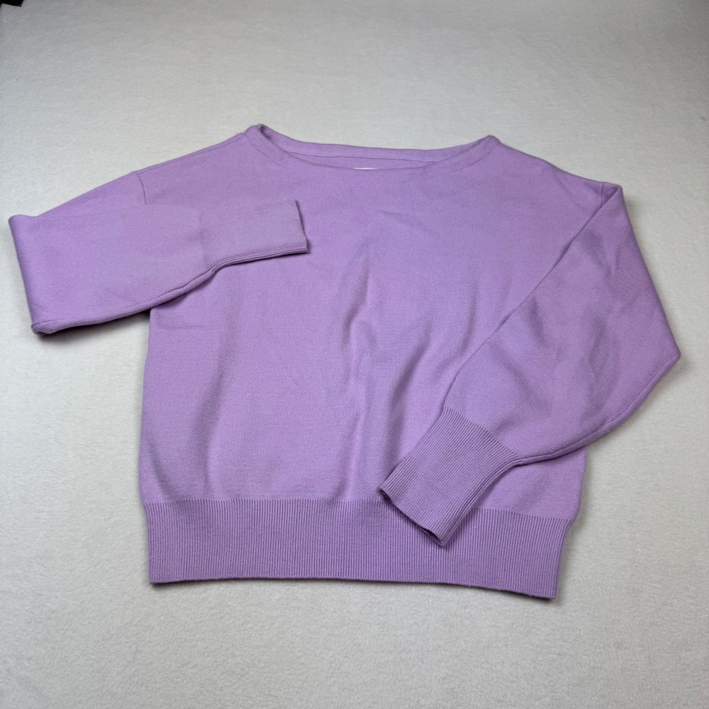 Maeve by Anthropologie Purple Lilac Pullover Sweater Women's XS Soft Knit‎ LS
